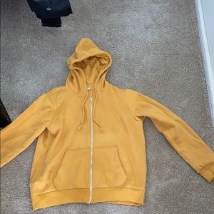 MUSTARD YELLOW H&M hoodie! LARGE